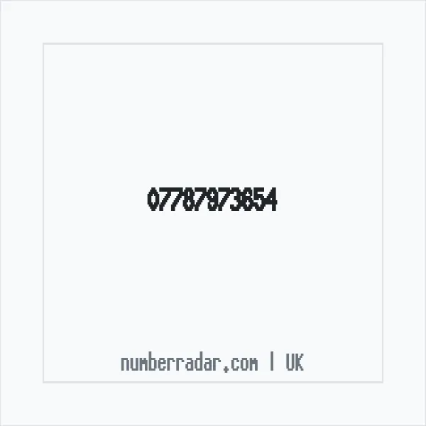 Reverse number check for +44 7787 973654 — who called me?