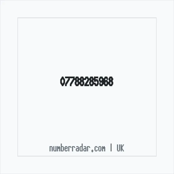 Reverse number check for +44 7788 285968 — who called me?