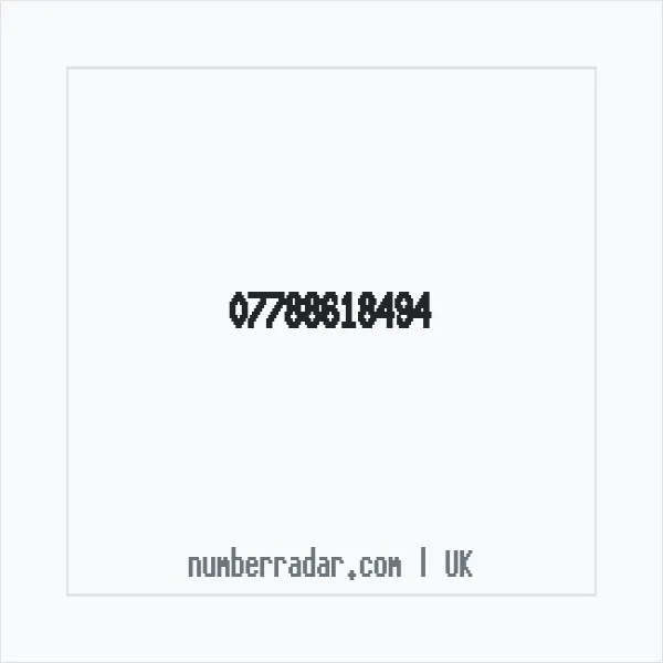 Reverse number check for +44 7788 618494 — who called me?