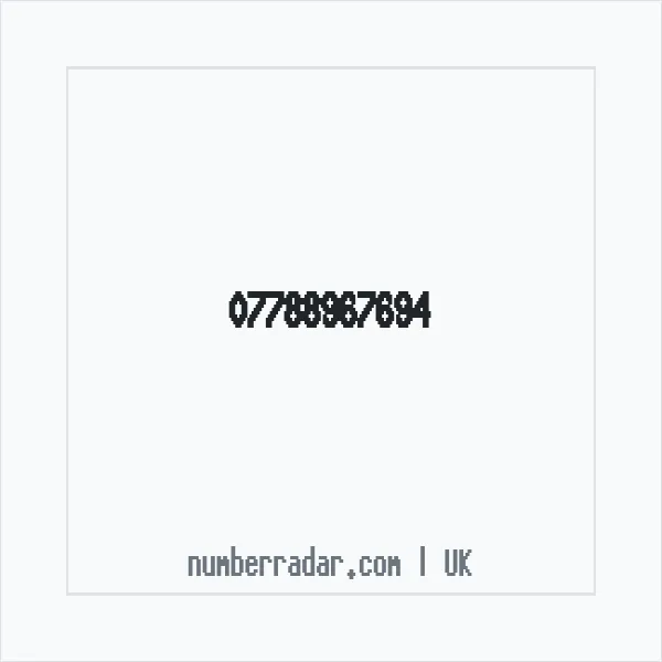 Reverse number check for +44 7788 967694 — who called me?