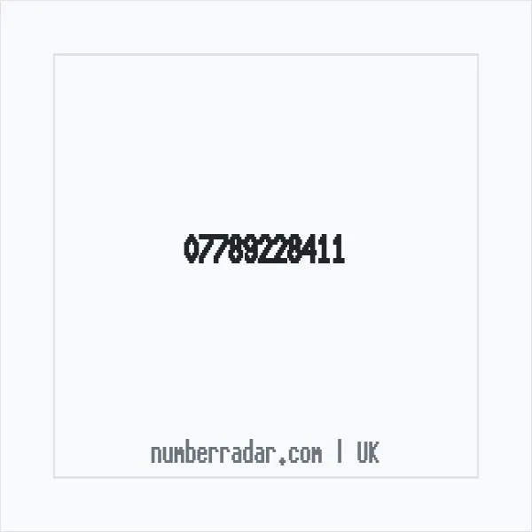 Reverse number check for +44 7789 228411 — who called me?