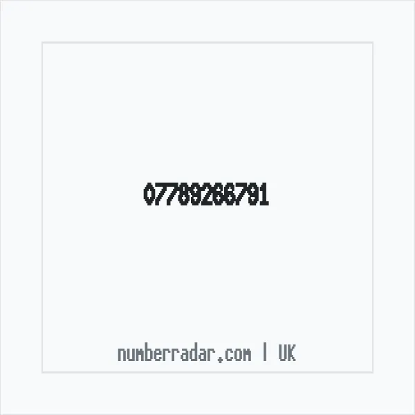 Reverse number check for +44 7789 266791 — who called me?