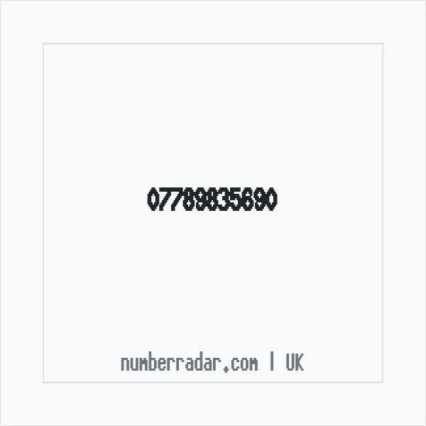 Reverse number check for +44 7789 835690 — who called me?