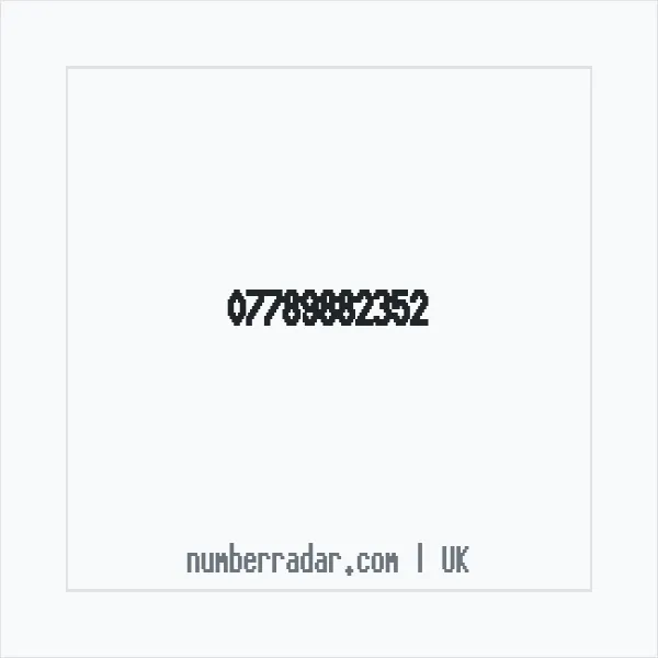 Reverse number check for +44 7789 882352 — who called me?