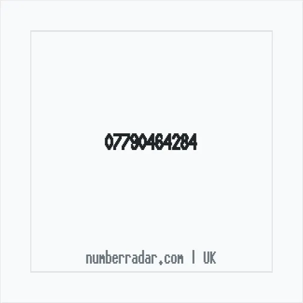Reverse number check for +44 7790 464284 — who called me?
