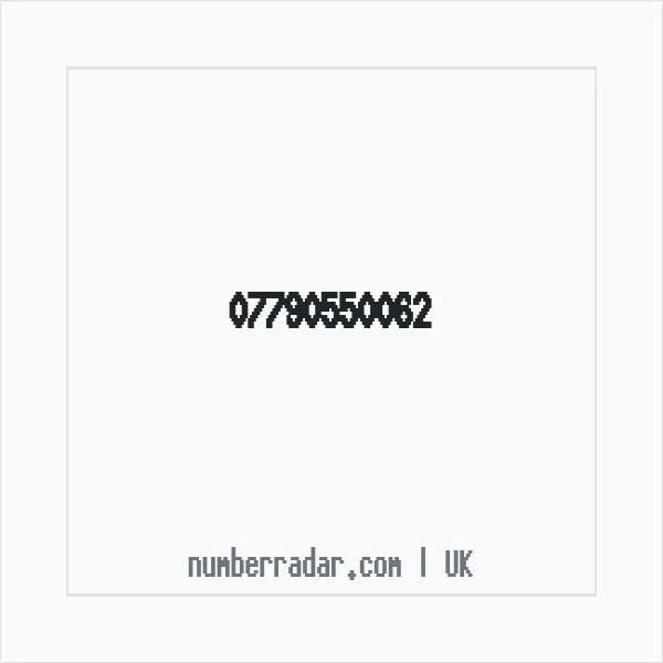 Reverse number check for +44 7790 550062 — who called me?