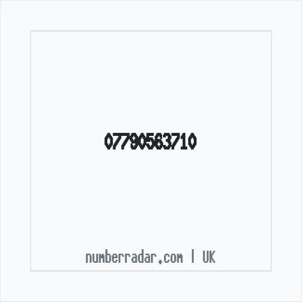 Reverse number check for +44 7790 563710 — who called me?