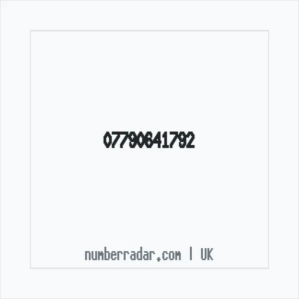 Reverse number check for +44 7790 641792 — who called me?