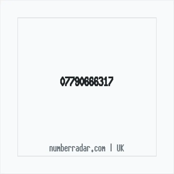 Reverse number check for +44 7790 666317 — who called me?