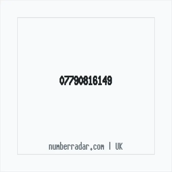 Reverse number check for +44 7790 816149 — who called me?
