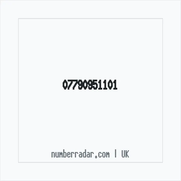Reverse number check for +44 7790 951101 — who called me?