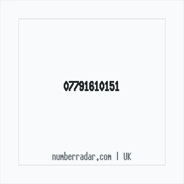 Reverse number check for +44 7791 610151 — who called me?