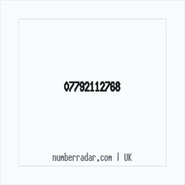 Reverse number check for +44 7792 112768 — who called me?
