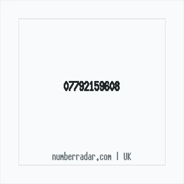 Reverse number check for +44 7792 159608 — who called me?