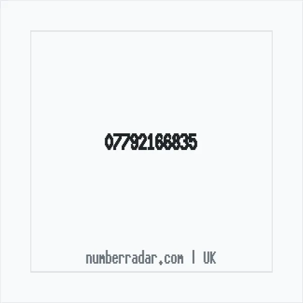 Reverse number check for +44 7792 166835 — who called me?