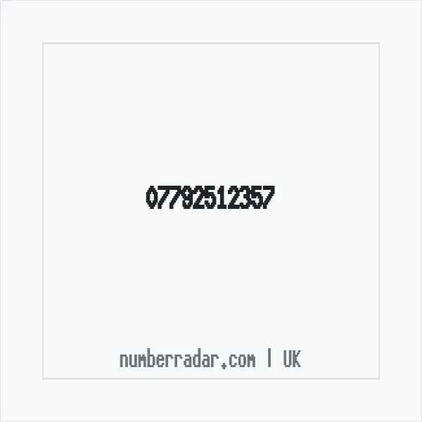 Reverse number check for +44 7792 512357 — who called me?