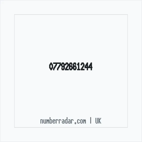 Reverse number check for +44 7792 661244 — who called me?
