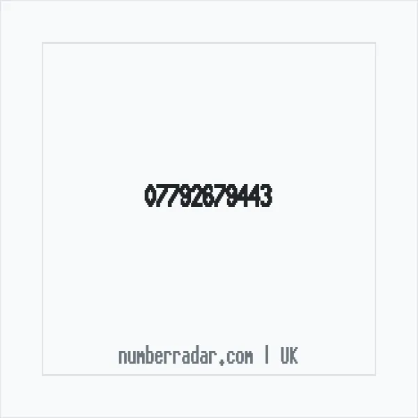 Reverse number check for +44 7792 679443 — who called me?