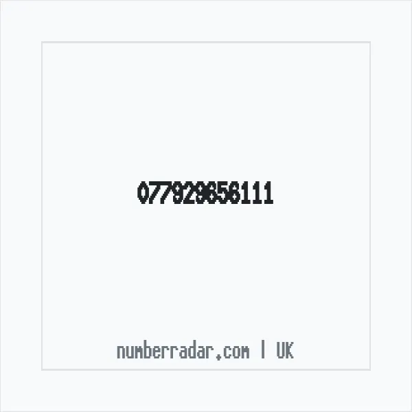Reverse number check for +44 (7792) 965-611 — who called me?
