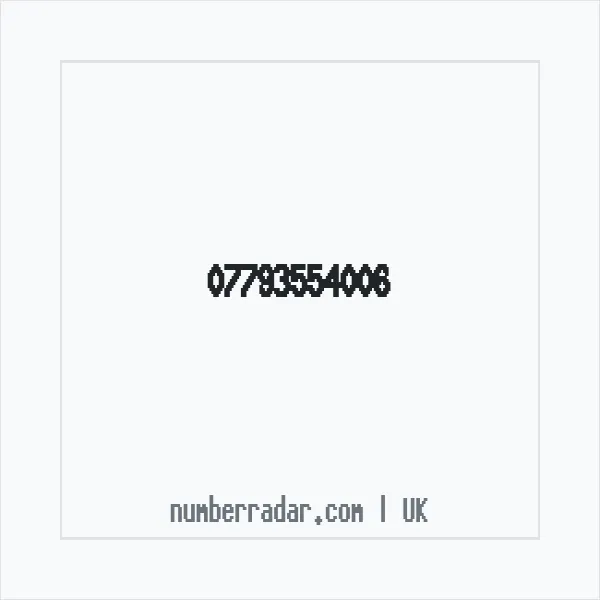 Reverse number check for +44 7793 554006 — who called me?