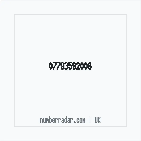 Reverse number check for +44 7793 592006 — who called me?