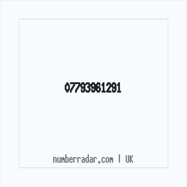 Reverse number check for +44 7793 961291 — who called me?