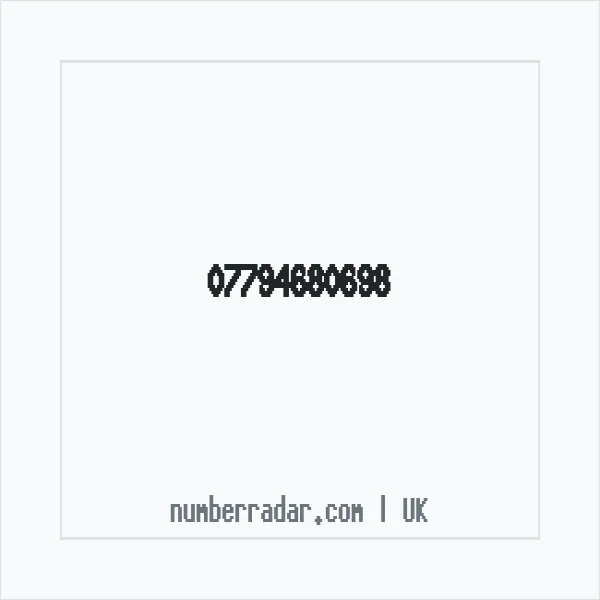 Reverse number check for +44 7794 680698 — who called me?