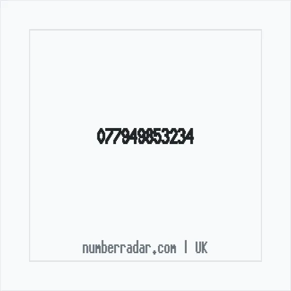 Reverse number check for +44 (7794) 985-323 — who called me?