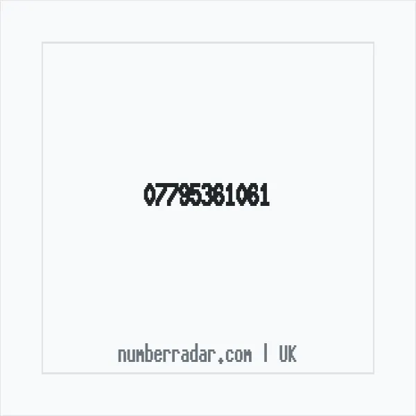Reverse number check for +44 7795 361061 — who called me?