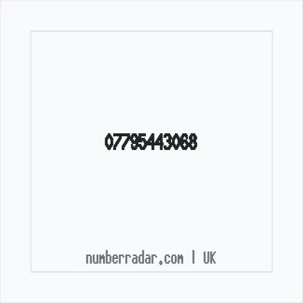 Reverse number check for +44 7795 443068 — who called me?