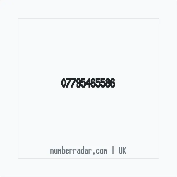 Reverse number check for +44 7795 465586 — who called me?