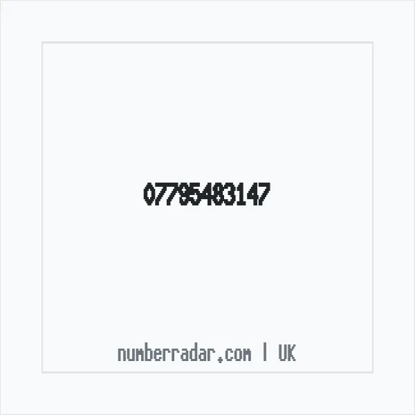 Reverse number check for +44 7795 483147 — who called me?