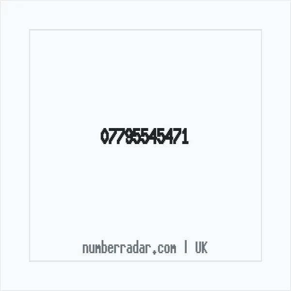 Reverse number check for +44 7795 545471 — who called me?