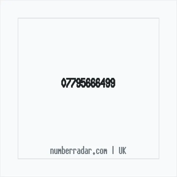 Reverse number check for +44 7795 666499 — who called me?