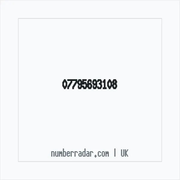 Reverse number check for +44 7795 693108 — who called me?