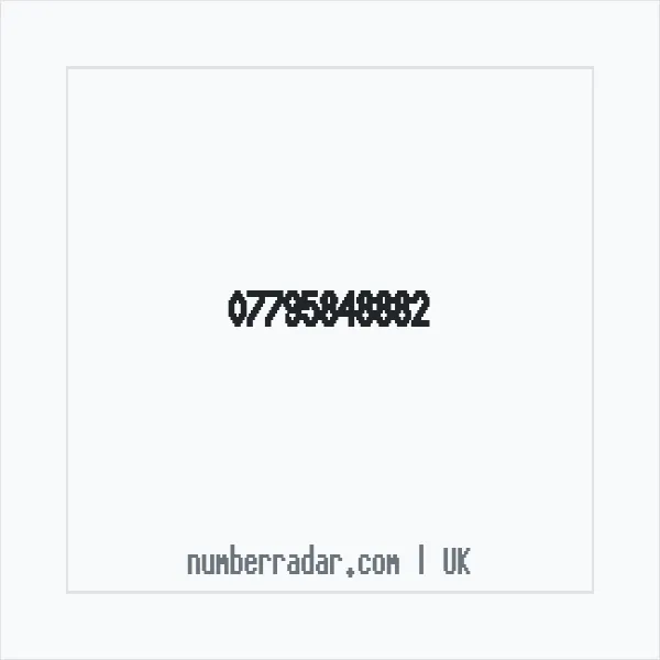 Reverse number check for +44 7795 848882 — who called me?