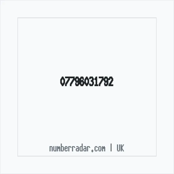 Reverse number check for +44 7796 031792 — who called me?