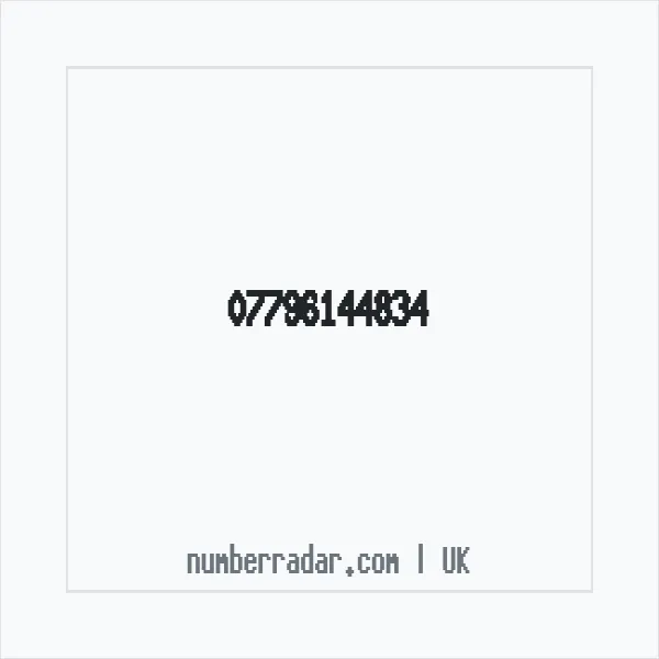 Reverse number check for +44 7796 144834 — who called me?
