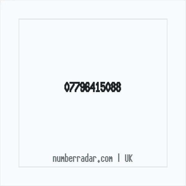 Reverse number check for +44 7796 415088 — who called me?