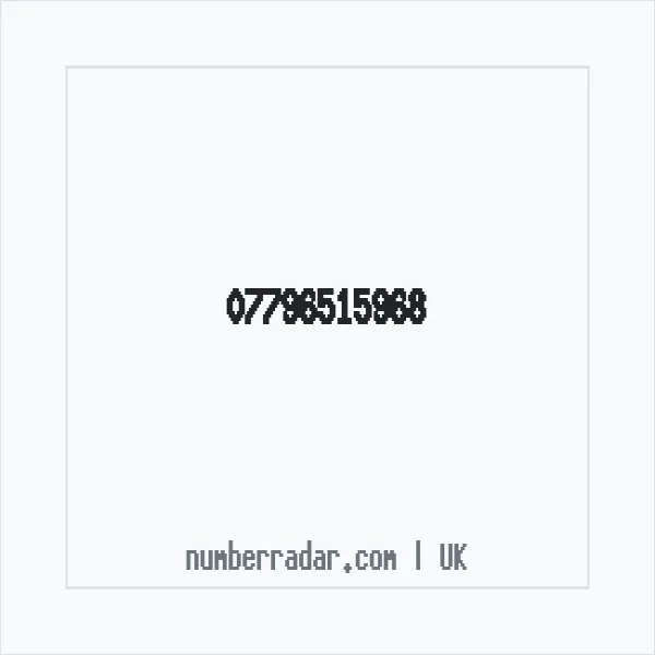 Reverse number check for +44 7796 515968 — who called me?