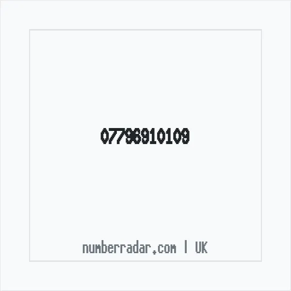 Reverse number check for +44 7796 910109 — who called me?