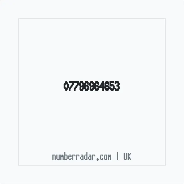 Reverse number check for +44 7796 964653 — who called me?