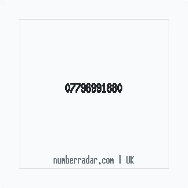 Reverse number check for +44 7796 991880 — who called me?