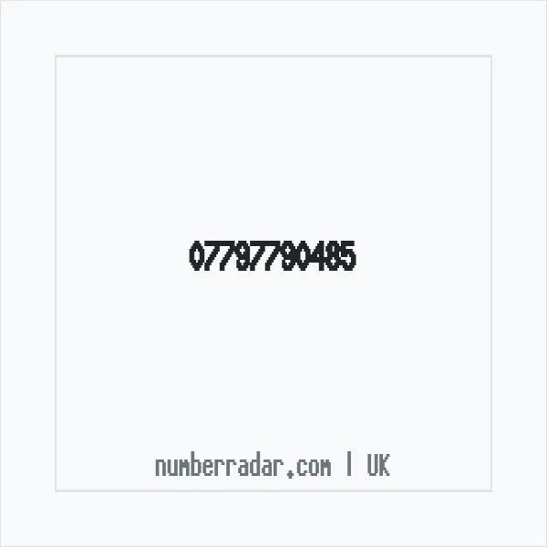 Reverse number check for +44 7797 790485 — who called me?