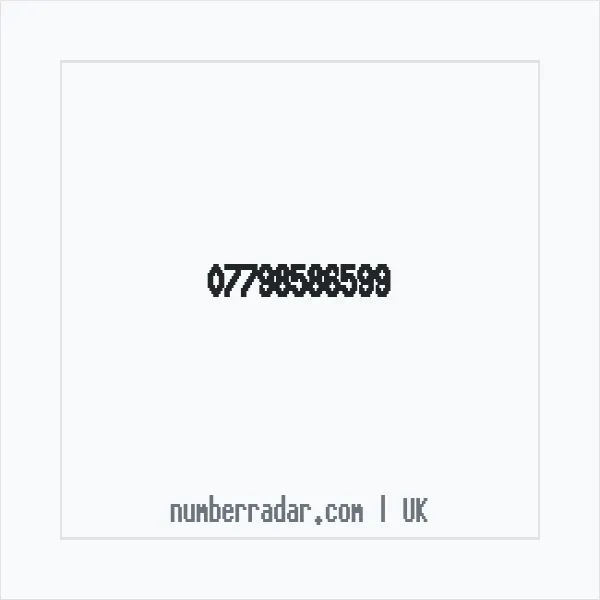 Reverse number check for +44 7798 586599 — who called me?