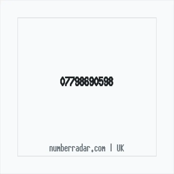 Reverse number check for +44 7798 690598 — who called me?