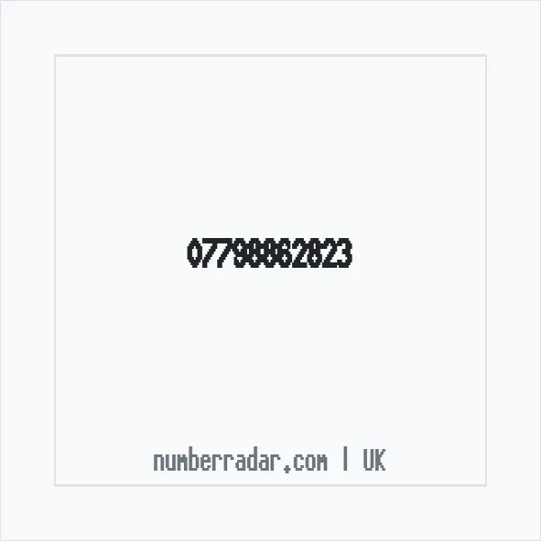 Reverse number check for +44 7798 862823 — who called me?