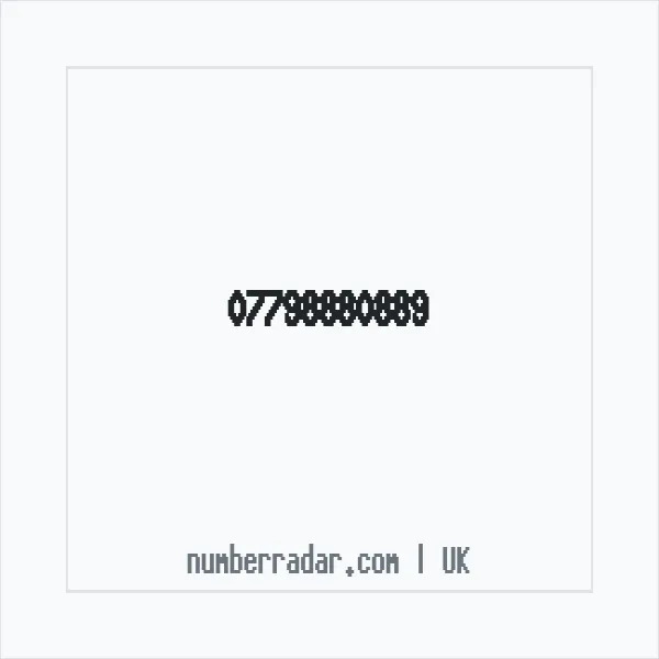 Reverse number check for +44 7798 880889 — who called me?