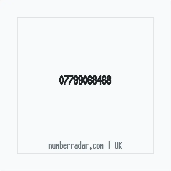 Reverse number check for +44 7799 068468 — who called me?