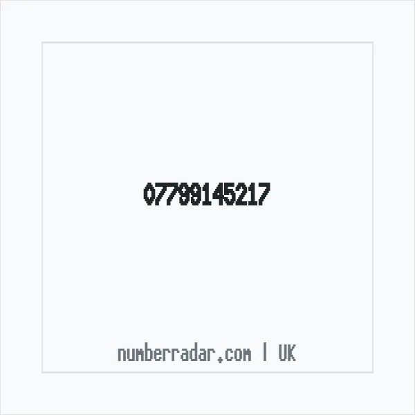 Reverse number check for +44 7799 145217 — who called me?